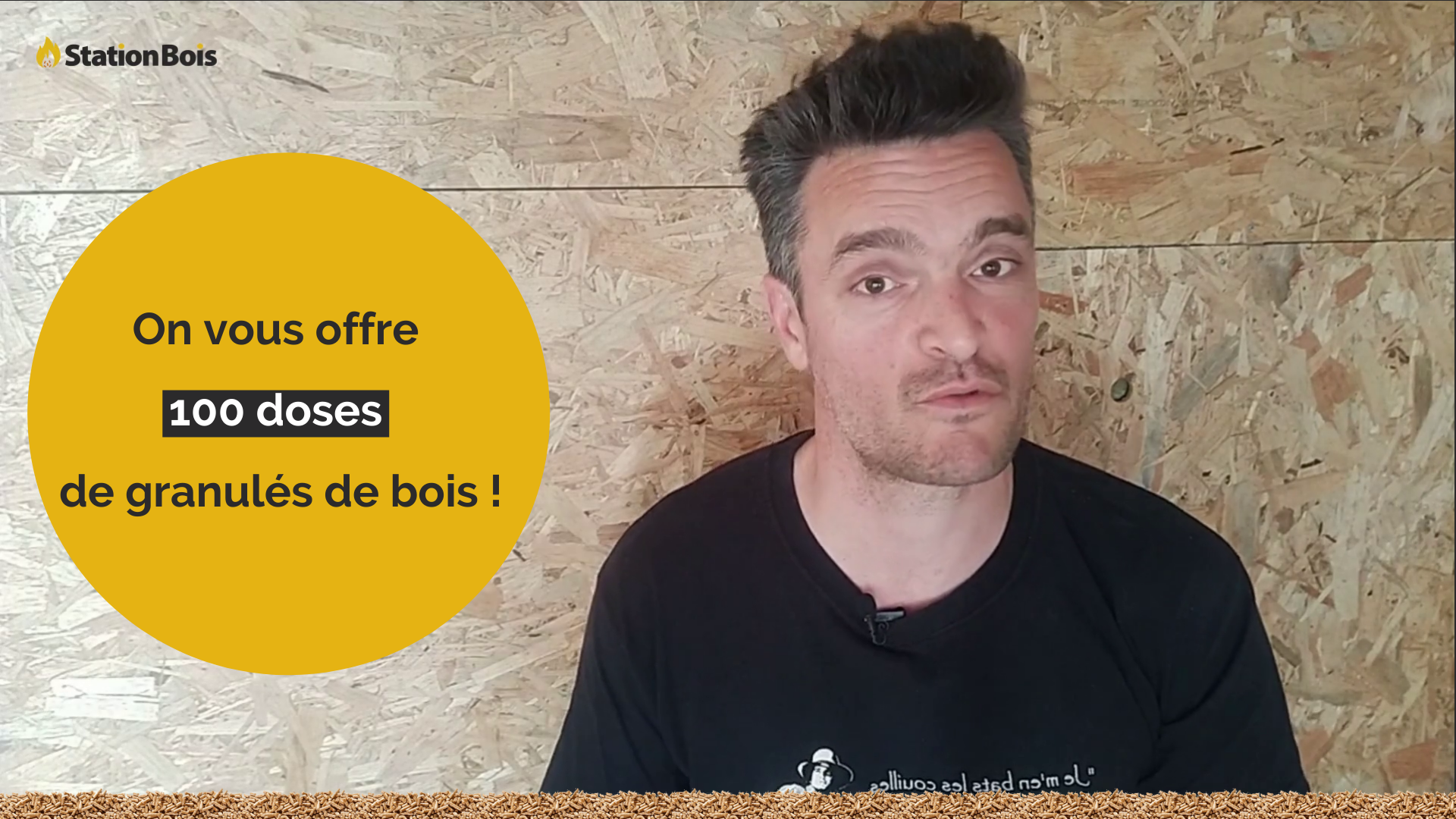 Granulés de bois gratuit